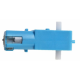 Motor de engrenagem TT DC 3V-6V 600 RPM azul com caixa pl&aacute;stica - Thumb - 1