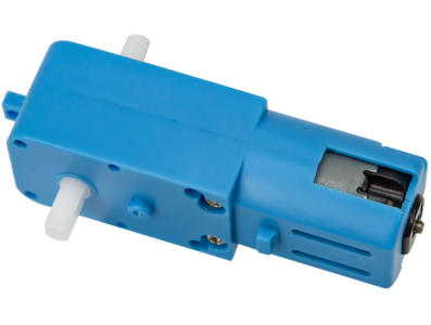 Motor DC 3V a 6V 200 RPM TT com caixa de engrenagens pl&aacute;stica azul - Imagem 7