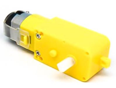 Motor de Engrenagem DC 3V-6V, Eixo Simples, Preto (Smart Car) - Imagem 1