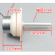 Motor DC 12V com redutor e eixo longo 300 - Thumb - 1