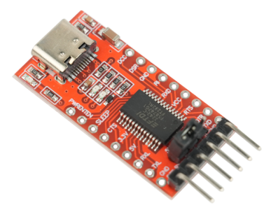 Cabo USB Tipo-C para USB‑TTL com FT232RL (FT232) para Download/Serial - Imagem 1