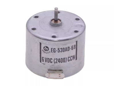 Motor DC com redutor e amplificador de &aacute;udio EG-530AD-6B 6V DC (2400) sentido anti-hor&aacute;rio - Imagem 1