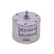 Motor DC com redutor e amplificador de &aacute;udio EG-530AD-6B 6V DC (2400) sentido anti-hor&aacute;rio