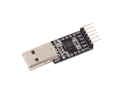 M&oacute;dulo conversor CP2102 USB 2.0 para UART TTL 6 pinos preto - Imagem 5