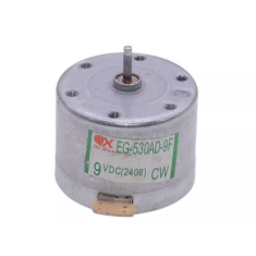 Motor de Engrenagem DC EG-530AD-9F 9VDC (2400) CW com Amplificador de &Aacute;udio