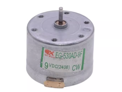 Motor de Engrenagem DC EG-530AD-9F 9VDC (2400) CW com Amplificador de &Aacute;udio - Imagem 1