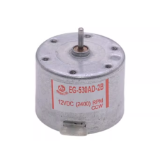 Motor de Engrenagem DC EG-530AD-2B 12VDC (2400) CCW, Amplificador de &Aacute;udio