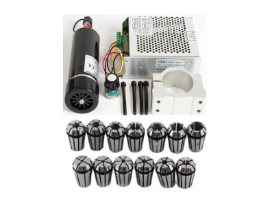Kit Spindle 500W Refrigerado a Ar (Motor de Engrenagem) - Imagem 1