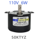 Motor redutor s&iacute;ncrono de &iacute;m&atilde; permanente 50KTYZ AC 110V 6W 25 RPM - Thumb - 1