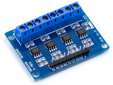 Placa driver de motor DC HG7881 4 canais para Arduino - Imagem 4