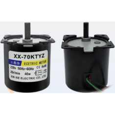 Motor redutor (Gear Motor) com indica&ccedil;&atilde;o de tens&atilde;o e RPM ao personalizar par&acirc;metros, pedido m&iacute;nimo 100