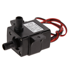 Bomba submers&iacute;vel brushless AD20P-1230C DC 12V 3 m 240 L/h ultra-silenciosa com cabo 45 cm