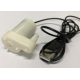 Bomba submers&iacute;vel vertical mini 5V branca com USB, silenciosa - Thumb - 1