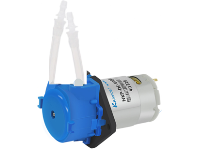Bomba perist&aacute;ltica miniatura Blue NKP-DC-S04B 12V com tubo de silicone - Imagem 1