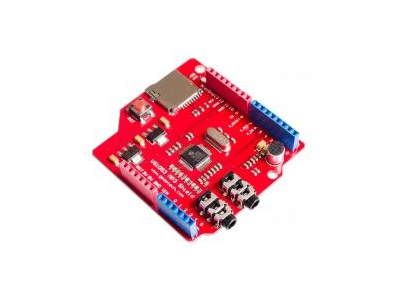M&oacute;dulo VS1053 MP3 com grava&ccedil;&atilde;o embarcada, placa de desenvolvimento compat&iacute;vel com Arduino - Imagem 1