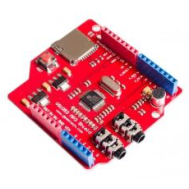 M&oacute;dulo VS1053 MP3 com grava&ccedil;&atilde;o embarcada, placa de desenvolvimento compat&iacute;vel com Arduino