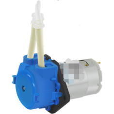 Bomba perist&aacute;ltica miniatura Blue NKP-DC-B04B 12V com tubo BPT