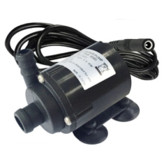 Bomba JT-160A 12V Brushless DC miniatura 240 L/h com conector DC 5,5 x 2,1
