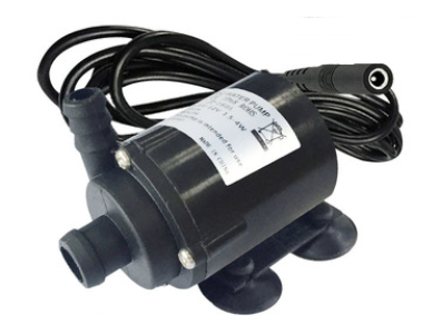 Bomba JT-160A 12V Brushless DC miniatura 240 L/h com conector DC 5,5 x 2,1 - Imagem 1