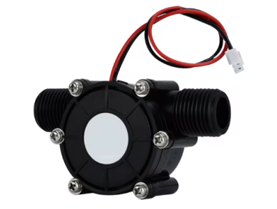 Micro gerador hidroel&eacute;trico F50 12V, turbina/bomba de fluxo de &aacute;gua, preto - Imagem 1