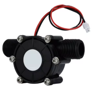 Micro gerador hidroel&eacute;trico F50 12V, turbina/bomba de fluxo de &aacute;gua, preto