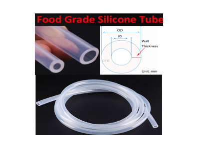 Tubo de silicone transparente 10 m, mangueira flex&iacute;vel de borracha grau aliment&iacute;cio - Imagem 1