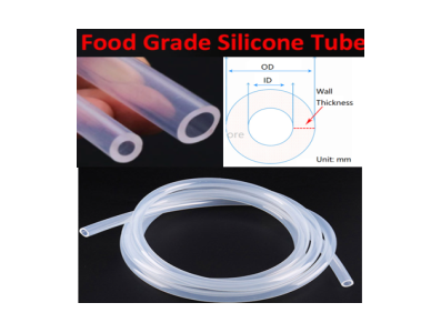 Mangueira flex&iacute;vel transparente de silicone/borracha 10 m grau aliment&iacute;cio - Imagem 1