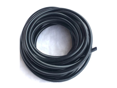 Mangueira/Tubo flex&iacute;vel 1 m preta em silicone/borracha, grau aliment&iacute;cio - Imagem 1