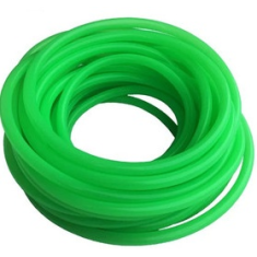 Tubo flex&iacute;vel verde 1 m de silicone/borracha, grau aliment&iacute;cio