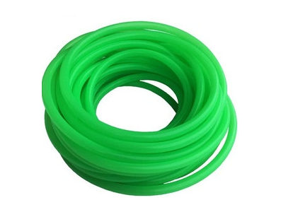 Tubo flex&iacute;vel verde 1 m de silicone/borracha, grau aliment&iacute;cio - Imagem 1