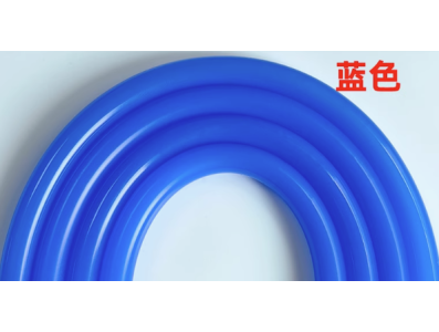 Mangueira de silicone flex&iacute;vel azul 1 m, grau aliment&iacute;cio, conector - Imagem 1