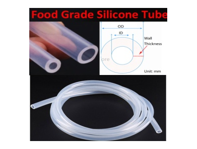 Tubo de silicone transparente 10 m, mangueira flex&iacute;vel de borracha grau aliment&iacute;cio com conector - Imagem 1