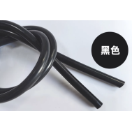 Tubo conector de silicone preto 1 m, flex&iacute;vel, grau aliment&iacute;cio