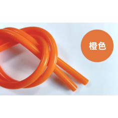 Tubo de silicone laranja 1 metro, mangueira flex&iacute;vel de borracha em grau aliment&iacute;cio