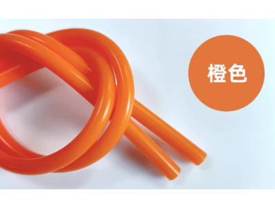 Tubo de silicone laranja 1 metro, mangueira flex&iacute;vel de borracha em grau aliment&iacute;cio - Imagem 1