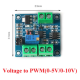 M&oacute;dulo conversor de tens&atilde;o para PWM 0 a 5V / 0 a 10V, sa&iacute;da PWM 0 a 100% com sinal digital para anal&oacute;gico ajust&aacute;vel - Thumb - 3