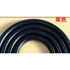 Mangueira/Tubo de Silicone Flex&iacute;vel 1 m Preta, Grau Aliment&iacute;cio com Conector
