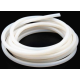Tubo de silicone branco 1 m, mangueira flex&iacute;vel grau aliment&iacute;cio com conector - Thumb - 1