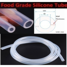 1Meter Transparent Silicone Tube Flexible Rubber Hose Drink Water Pipe Food Grade Connector