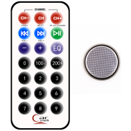 Controle remoto IR com bateria integrada
