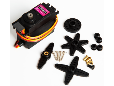 Servomotor MG996R 13 kg 360&deg; alta qualidade - Imagem 7