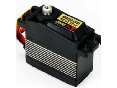 Servomotor MG958 Preto High Torque Fixed Wing - Imagem 1