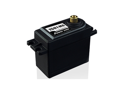 Servomotor POWER HD-1501MG com engrenagens totalmente met&aacute;licas e alto torque - Imagem 1