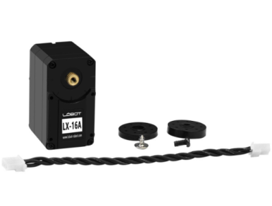 Servomotor Digital LX-16A, Torque Elevado, Barramento Serial Inteligente, Eixo Duplo RC - Imagem 1