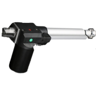 Atuador linear el&eacute;trico curso 300 mm 5 mm/s 6000 N DC 12 V