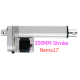 Atuador linear el&eacute;trico com motor de passo NEMA17, curso 200 mm, velocidade 45 mm/s, for&ccedil;a 100 N, DC 6&ndash;24 V - Thumb - 1
