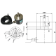Encoder incremental fotoel&eacute;trico rotativo eixo s&oacute;lido &Oslash;6 mm DC 5-24V 50 pulsos sa&iacute;da NPN - Thumb - 1