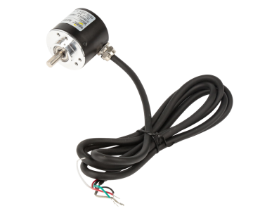 Encoder rotativo incremental fotoel&eacute;trico NPN, eixo s&oacute;lido 6 mm, 1000 pulsos, DC 5-24 V - Imagem 1