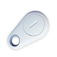 Rastreador GPS mini inteligente Bluetooth anti-perda &agrave; prova d'&aacute;gua branco