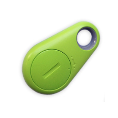 Mini rastreador GPS inteligente Bluetooth anti-perda &agrave; prova d'&aacute;gua verde